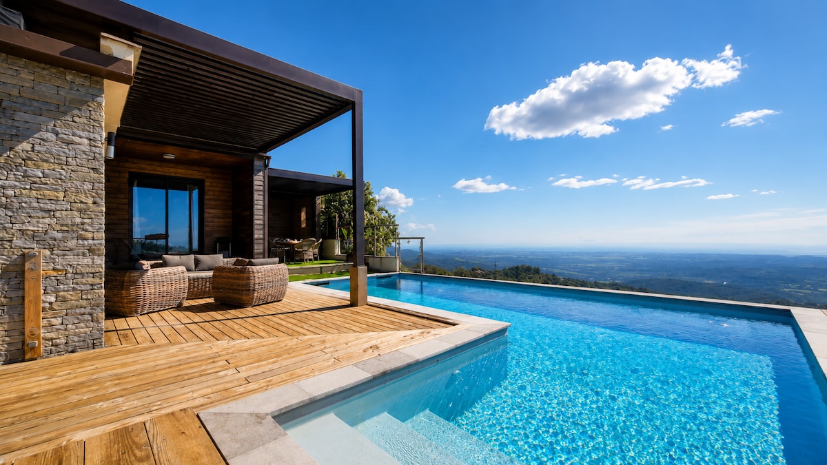 Casa d'Antisanti — villa avec piscine et vue panoramique à Antisanti, Corse